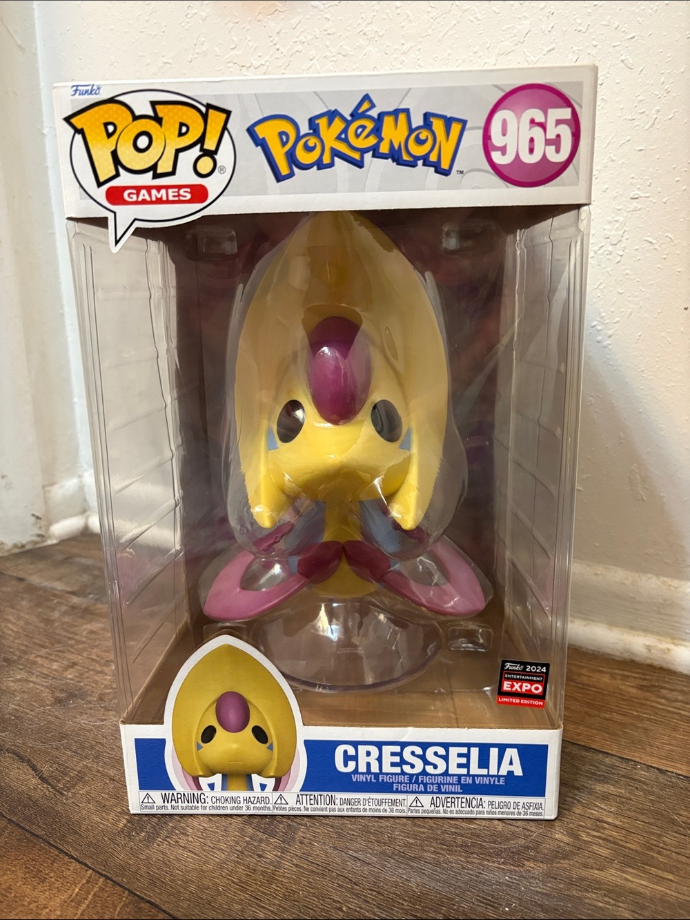 Pokemon Jumbo Cresselia Funko 2024 Limited Edition Entertainment Expo 965